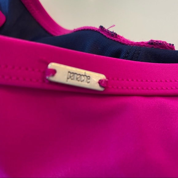PANACHE Veronica Magenta Tankini 36FF Top/ Size 16 Bottom - Picture 9 of 12